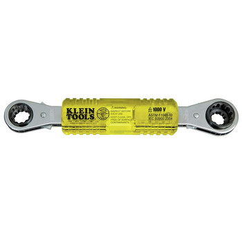 WRENCHES | Klein Tools KT223X4-INS 4-in-1 Lineman's Insulating Box Wrench