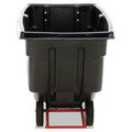 Trash & Waste Bins | Rubbermaid Commercial FG131400BLA Rotomolded Plastic Rectangular 850 lbs. Capacity Tilt Truck - Black image number 2
