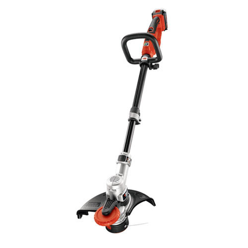 BLACK+DECKER 20-volt Max 12-in Straight Shaft Battery String Trimmer 2 Ah ( Battery and Charger Included) in the String Trimmers department at