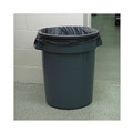 Trash & Waste Bins | Boardwalk 3485198 32 gal. Linear-Low-Density Polyethylene Round Waste Receptacle - Gray image number 5
