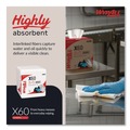 Cleaning & Janitorial Supplies | WypAll 34865 X60 12.5 in. x 13 in. 1/4 Fold General Clean Cloths - White (76/Box, 12 Boxes/Carton) image number 3