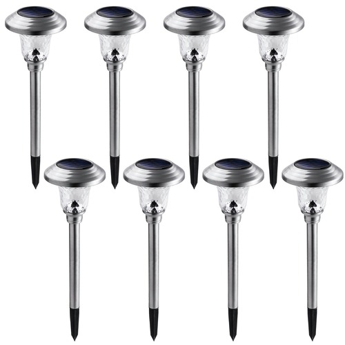 Outdoor Lighting | Black & Decker BDSLPT8P (8/Pack) Outdoor Solar-Powered Path Light image number 0