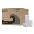 Cutlery | Boardwalk BWKPETSTRAW 16 oz. - 24 oz. PET Cold Cup Lids - Clear (1000/Carton) image number 2