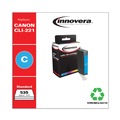  | Innovera IVRCNCLI221C Remanufactured 535 Page-Yield Ink for CLI-221C (2947B001) - Cyan image number 1