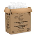 Food Trays, Containers, and Lids | Dart PET57PST1 5.86 in. x 3.11 in. ClearSeal Hinged-Lid Plastic Containers - Clear (500/Carton) image number 0