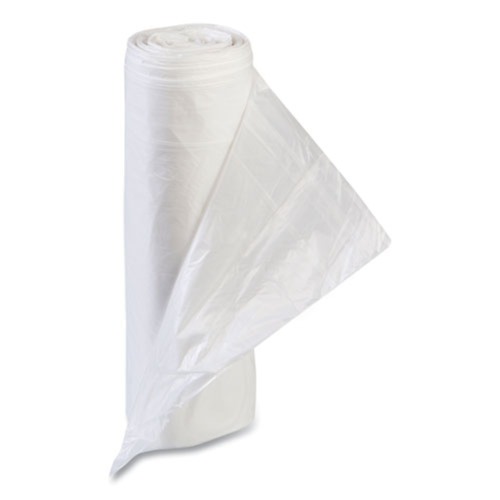 Trash Bags | Inteplast Group VALH3340N11 High-Density 33 Gallon 33 in. x 39 in. Commercial Can Liners - Clear (500-Piece/Carton) image number 0