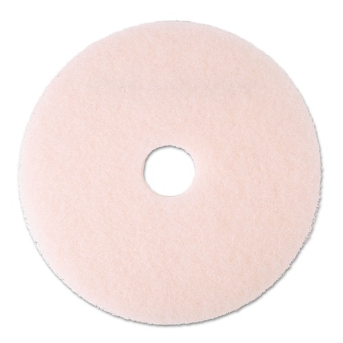 Cleaning & Janitorial Supplies | 3M 3600-20 20 in. Eraser Burnish Floor Pads - Pink (5/Carton) image number 0