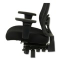  | Alera ALEET4017 Etros Series 17.16 in. to 20.86 in. Seat Height Mesh Mid-Back Petite Multifunction Chair - Black image number 6