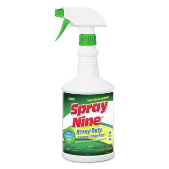 Spray Nine 32 oz. Trigger Spray Bottle Heavy Duty Cleaner/Degreaser/Disinfectant - Citrus Scent