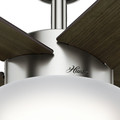 Ceiling Fans | Hunter 59230 52 in. Contemporary Hembree Ceiling Fan with Light (Brushed Nickel) image number 7