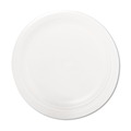 Bowls and Plates | Dart 9PWQR 9 in. Diameter Quiet Classic Laminated Foam Dinnerware Plate - White (125/Pack) image number 1