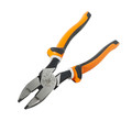 Pliers | Klein Tools 2139NEEINS 9 in. New England Nose Insulated Side Cutter Pliers with Knurled Jaws image number 2