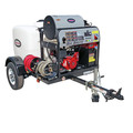 Pressure Washers | Simpson 95005 Trailer 4000 PSI 4.0 GPM Hot Water Mobile Washing System Powered by HONDA image number 1