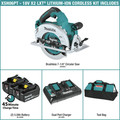 Circular Saws | Factory Reconditioned Makita XSH06PT-R 18V X2 (36V) LXT Brushless Lithium-Ion 7-1/4 in. Cordless Circular Saw Kit with 2 Batteries (5 Ah) image number 1