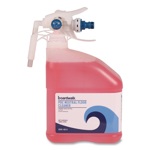 Floor Cleaners | Boardwalk BWK 4814EA 3 Liter PDC Neutral Liquid Floor Cleaner - Tangy Fruit image number 0