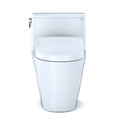 TOTO MW6423056CEFGA#01 WASHLETplus Nexus 1-Piece Elongated 1.28 GPF Toilet with Auto Flush S550e Contemporary Bidet Seat (Cotton White) image number 4