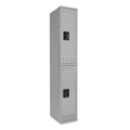 Office & Office Supplies | Tennsco DTS-121836-A-MGY 12 in. x 18 in. x 72 in. Single Stack Double Tier Locker - Medium Gray image number 0