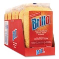 Sponges & Scrubbers | Brillo 22401 4.25 in. x 6.25 in. Multi-Purpose Sponge - Yellow (6/Carton) image number 0