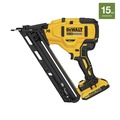 Clearance Center | Dewalt DCN650D1 20V MAX XR Brushless Lithium-Ion Cordless 15 Gauge Angled Finish Nailer Kit (2 Ah) image number 12