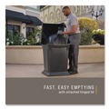 Trash & Waste Bins | Rubbermaid Commercial FG917388BLA Ranger 45-Gallon Fire-Safe Structural Foam Open-Style Container - Black image number 6