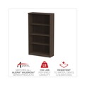 Office & Office Supplies | Alera ALEVA635632ES 31.75 in. x 14 in. x 54.88 in. Valencia Series 4-Shelf Bookcase - Espresso image number 6