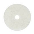 Cleaning Cloths | Boardwalk BWK4020NAT 20 in. Diameter Burnishing Floor Pads - Natural White (5/Carton) image number 0