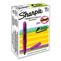 Highlighters | Sharpie 27009 Chisel Tip Pocket Style Highlighters - Fluorescent Pink Ink, Pink Barrel (1-Dozen) image number 2