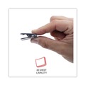 Office Jansan | Universal UNV08221 Deluxe Recycled Cubicle Clips with 40 Sheets Capacity - Charcoal (24/Pack) image number 5