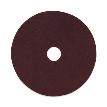 Boardwalk 20 in. Deep Scrub Pads - Maroon (10/Carton)