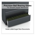  | Alera 25515 42 in. x 18.63 in. x 67.63 in. 5 Legal/Letter/A4/A5 Size Lateral File Drawers - Charcoal image number 13