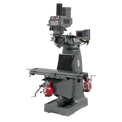Milling Machines | JET JTM-4VS-1 115/230V Variable Speed Milling Machine with ACU-RITE VUE DRO, X/Y-Axis Powerfeeds and Power Draw Bar image number 0