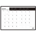 Calendars & Planners | House of Doolittle 29102 11 in. x 8.5 in. 12-Month (Jan-Dec 2026) 100 Percent Recycled Deco Days Monthly Planner - Black/Gold Cover image number 0