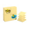 Office Jansan | Post-it Pop-up Notes R330-24VAD 3 in. x 3 in. Original Canary Yellow Pop-Up Refill (24/Pack) image number 3