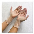 Work Gloves | GN1 PE17166 Disposable Vinyl Gloves - Clear, Small (100/Box, 10 Boxes/Carton) image number 1
