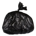 Trash Bags | Inteplast Group VALH4048K22 High-Density 45 Gallon 40 in. x 46 in. Commercial Can Liners - Black (150/Carton) image number 0