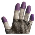 Work Gloves | Ansell KIM97430 220 mm Length G60 PURPLE NITRILE Cut Resistant Glove - Small/Size 7, Blue/White (12/Carton) image number 1