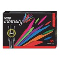 Office Jansan | BIC GPMM36BK Intensity Broad Chisel Tip Permanent Marker Value Pack - Black (36-Piece/Pack) image number 0