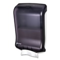 Toilet Paper Dispensers | San Jamar T1700TBK 11.75 in. x 6.25 in. x 18 in. Ultrafold Multifold/C-Fold Classic Towel Dispenser - Black Pearl image number 1