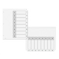 Office Jansan | Avery 11132 Ready Index 11 in. x 8.5 in. 8-Tab 1 to 8 Customizable TOC Dividers - Black and White (1-Set) image number 3