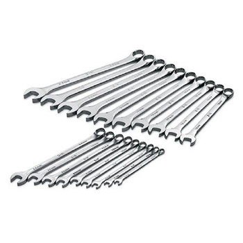 SK Hand Tool 19-Piece 12-Point Long Combination Metric Wrench Set