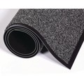  | Crown CS 0046GY 48 in. x 72 in. Cross-Over Indoor/Outdoor Olefin/Poly Wiper and Scraper Mat - Gray image number 2