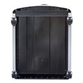 Office Filing Cabinets & Shelves | Storex 61352U01C 19 in. x 15 in. x 23 in. 2 Letter File Drawers Mobile Filing Cabinet with Metal Siding and Top-Drawer Organizer Tray - Silver/Black image number 6