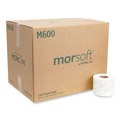 Toilet Paper | Morcon Paper M600 3.9 in. x 4 in. 2-Ply, Septic Safe, Morsoft Controlled Bath Tissue - White (48/Carton) image number 3