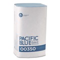 Cleaning & Janitorial Supplies | Georgia Pacific Professional 00350 9-1/2 in. x 10-1/2 in. 2 Ply Singlefold Auto Care Wipers - Blue (9/Carton) image number 2