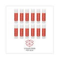 Office Jansan | Universal UNV75748 0.28 oz. Glue Sticks - Clear Dry (12/Pack) image number 1