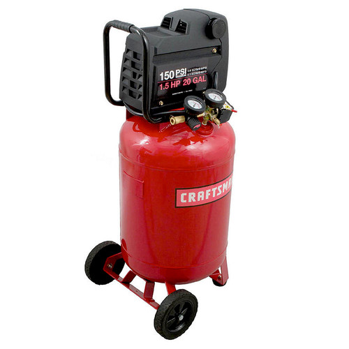 Portable Air Compressors | Craftsman 916913 1.5 HP 20 Gallon Oil-Free Dolly Air Compressor image number 0