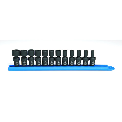 GearWrench 84905 12-Piece Metric 1/4 in. Drive 6 Point Universal Impact Socket Set image number 0