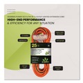 Office Electronics & Batteries | GoGreen Power GG-15125 25 ft. 15 Amps 14 AWG 3-Outlet Heavy Duty Extension Cord - Orange image number 4