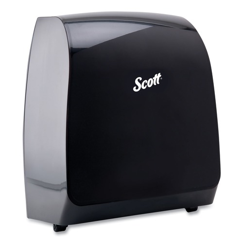 Cleaning & Janitorial Supplies | Scott 34346 Pro Mod 12.66 in. x 9.18 in. x 16.44 in. Manual Hard Roll Towel Dispenser - Smoke (1/Carton) image number 0