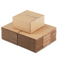  | Universal UFS12126 12 in. x 12 in. x 6 in. Fixed Depth Shipping Boxes - Brown Kraft (25/Bundle) image number 1